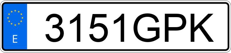 Numer rejestracyjny 3151GPK posiada CITROEN C3 PICASSO