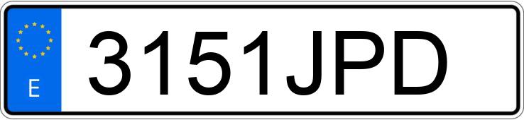 Numer rejestracyjny 3151JPD posiada BMW SERIE 4