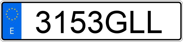 Numer rejestracyjny 3153GLL posiada ALFA ROMEO 159