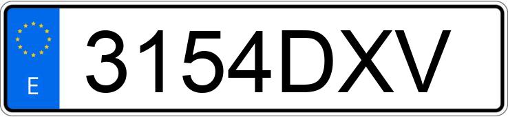 Numer rejestracyjny 3154DXV posiada FORD FOCUS Numer rejestracyjny 3154DXV posiada FORD FOCUS