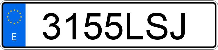 Registreringsnummeret 3155LSJ har MERCEDES S (222)