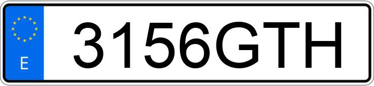 Numer rejestracyjny 3156GTH posiada PEUGEOT 207