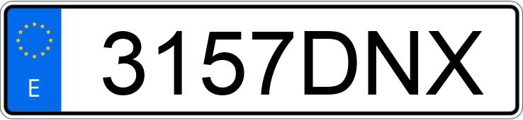 Numer rejestracyjny 3157DNX posiada SEAT ALTEA