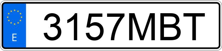 Numer rejestracyjny 3157MBT posiada SEAT LEON