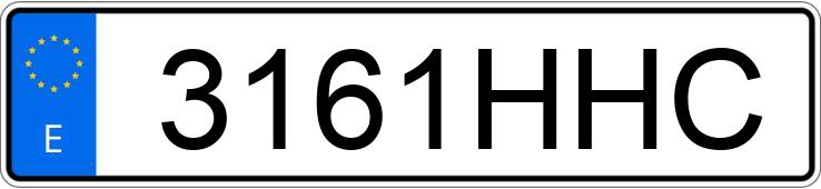 Numer rejestracyjny 3161HHC posiada AUDI A4