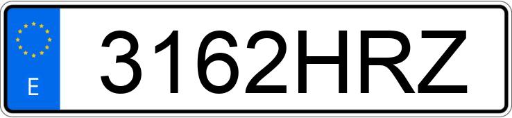 Numer rejestracyjny 3162HRZ posiada FIAT 500L