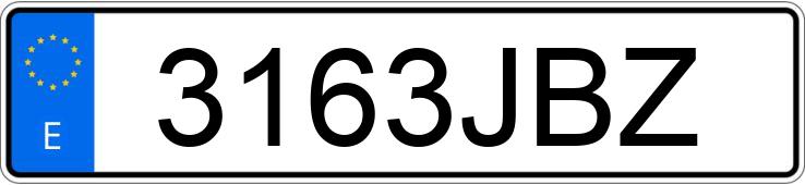 Numer rejestracyjny 3163JBZ posiada BMW SERIE 4