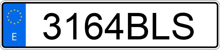 Numer rejestracyjny 3164BLS posiada AUDI A4
