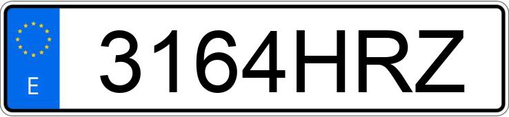Numer rejestracyjny 3164HRZ posiada RENAULT GRAND SCENIC