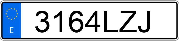 Numer rejestracyjny 3164LZJ posiada MERCEDES C (206)