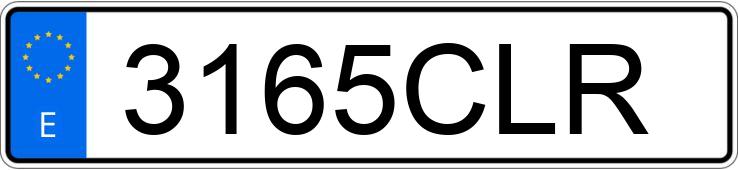 Numer rejestracyjny 3165CLR posiada OPEL CORSA