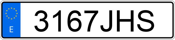 Numer rejestracyjny 3167JHS posiada BMW SERIE 1