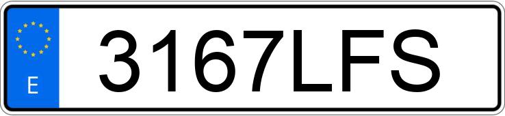 Numer rejestracyjny 3167LFS posiada PEUGEOT 3008