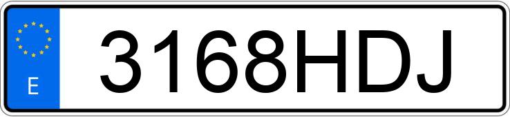 Numer rejestracyjny 3168HDJ posiada MERCEDES E (212-207)