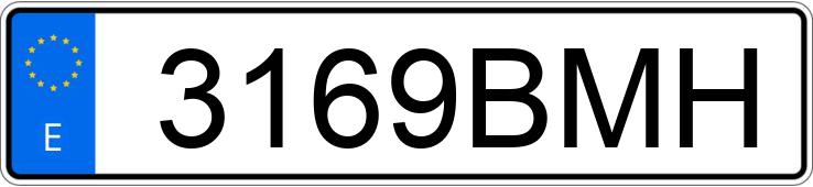 Numer rejestracyjny 3169BMH posiada SEAT IBIZA