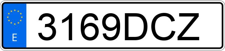 Numer rejestracyjny 3169DCZ posiada NISSAN ATLEON