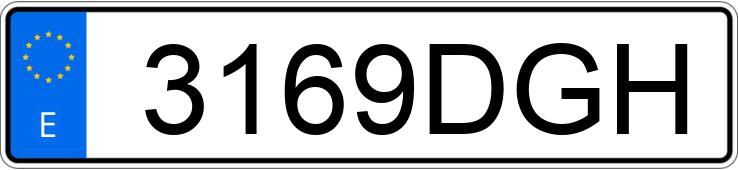 Numer rejestracyjny 3169DGH posiada RENAULT KANGOO