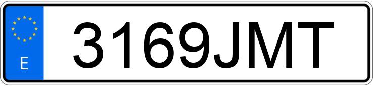 Numer rejestracyjny 3169JMT posiada AUDI A5 SPORTBACK