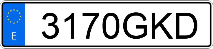 Numer rejestracyjny 3170GKD posiada MERCEDES GL (164)