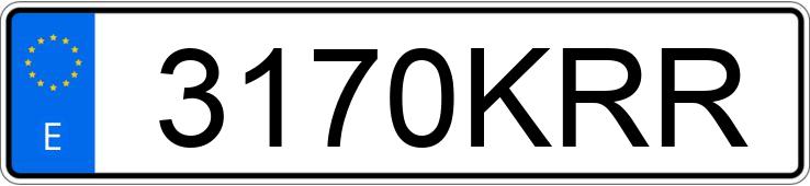 Numer rejestracyjny 3170KRR posiada SEAT ATECA Numer rejestracyjny 3170KRR posiada SEAT ATECA