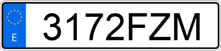 Die Registrierungsnummer 3172FZM hat FORD FOCUS Die Registrierungsnummer 3172FZM hat FORD FOCUS