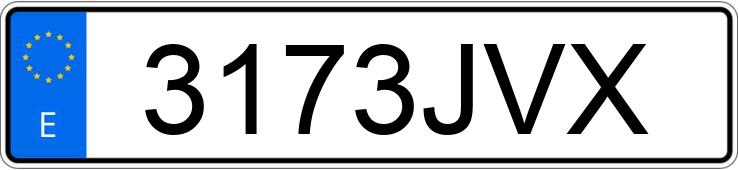 Numer rejestracyjny 3173JVX posiada RENAULT MEGANE SPORT TOURER