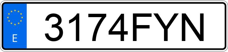 Numer rejestracyjny 3174FYN posiada RENAULT KANGOO Numer rejestracyjny 3174FYN posiada RENAULT KANGOO