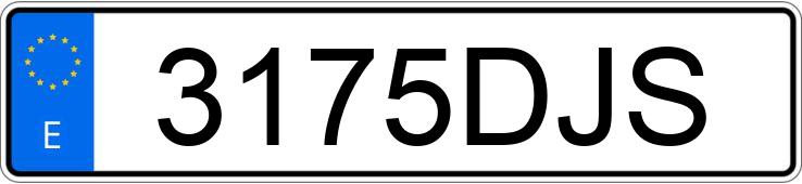 Numer rejestracyjny 3175DJS posiada SUZUKI GSF 650