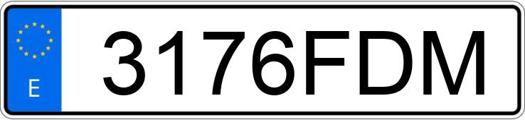 Numer rejestracyjny 3176FDM posiada OPEL CORSA