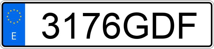 Numer rejestracyjny 3176GDF posiada CITROEN C3