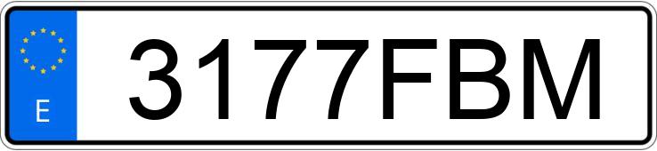 Numer rejestracyjny 3177FBM posiada HYOSUNG AQUILA Numer rejestracyjny 3177FBM posiada HYOSUNG AQUILA