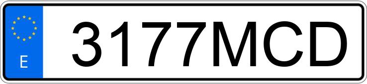 Numer rejestracyjny 3177MCD posiada PORSCHE PANAMERA