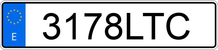 Numer rejestracyjny 3178LTC posiada AUDI A4
