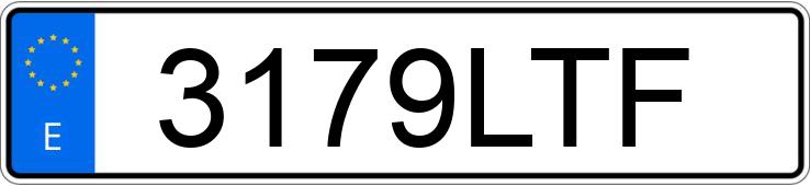 Numer rejestracyjny 3179LTF posiada AUDI Q3 SPORTBACK Numer rejestracyjny 3179LTF posiada AUDI Q3 SPORTBACK