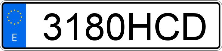 Numer rejestracyjny 3180HCD posiada RENAULT MEGANE SPORT TOURER