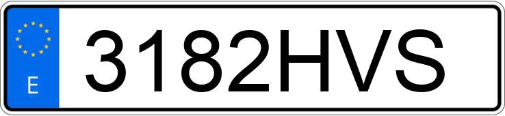 Numer rejestracyjny 3182HVS posiada OPEL CORSA