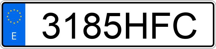 Numer rejestracyjny 3185HFC posiada FORD TRANSIT