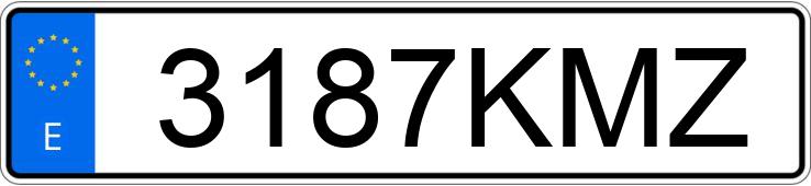 Numer rejestracyjny 3187KMZ posiada OPEL CORSA