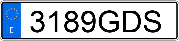 Numer rejestracyjny 3189GDS posiada MERCEDES S (220-221)