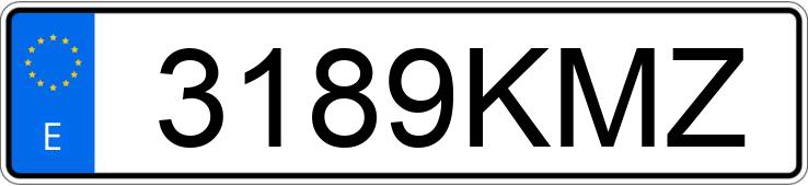 Numer rejestracyjny 3189KMZ posiada OPEL CORSA