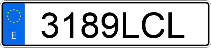Numer rejestracyjny 3189LCL posiada RENAULT KANGOO