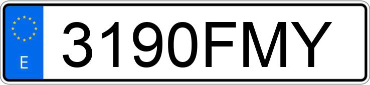 Numer rejestracyjny 3190FMY posiada OPEL ZAFIRA Numer rejestracyjny 3190FMY posiada OPEL ZAFIRA