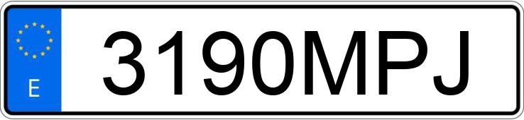 Numer rejestracyjny 3190MPJ posiada VOLKSWAGEN TIGUAN