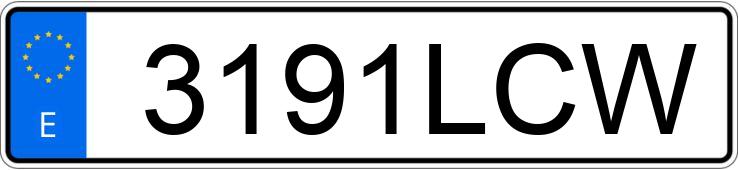 Numer rejestracyjny 3191LCW posiada PEUGEOT 308