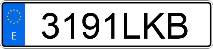 Numer rejestracyjny 3191LKB posiada CITROEN BERLINGO