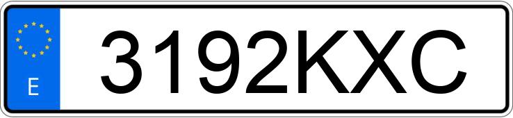 Numer rejestracyjny 3192KXC posiada CITROEN C3