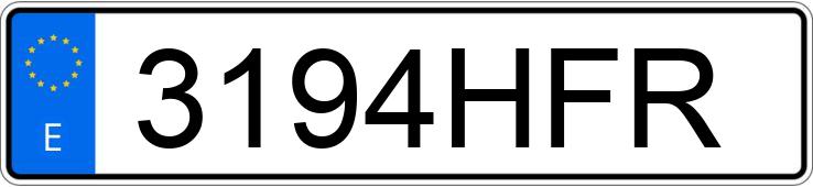 Numer rejestracyjny 3194HFR posiada IVECO DAILY Numer rejestracyjny 3194HFR posiada IVECO DAILY