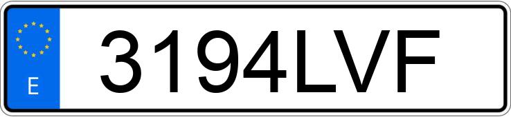 Numer rejestracyjny 3194LVF posiada CITROEN BERLINGO Numer rejestracyjny 3194LVF posiada CITROEN BERLINGO