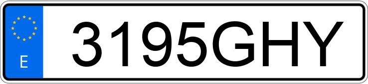 Numer rejestracyjny 3195GHY posiada VOLKSWAGEN POLO