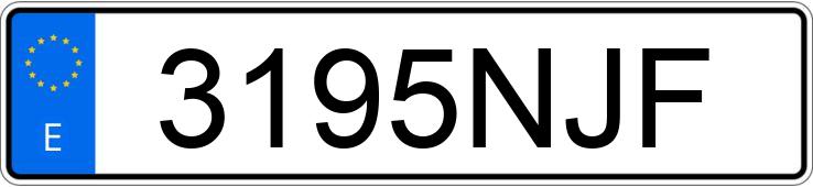 Numer rejestracyjny 3195NJF posiada DUCATI PANIGALE